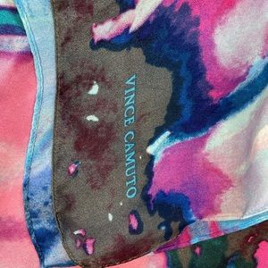 VINCE CAMUTO Contemporary Nature Silk Scarf 70”x17